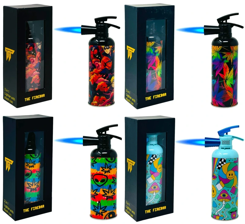 THE FIREBAR 2 IN 1 LIGHTER WITH STASH CAN