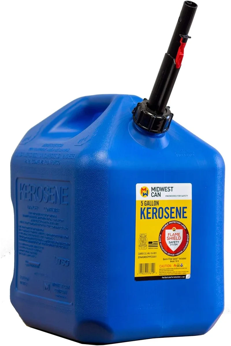 MIDWEST CAN KEROSENE 5 GALLON BLUE