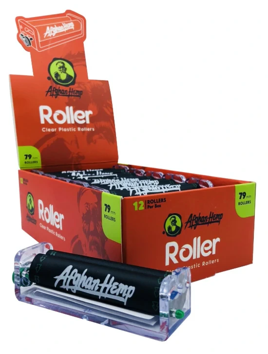 AFGHAN HEMP ROLLER 79MM 12PK BOX