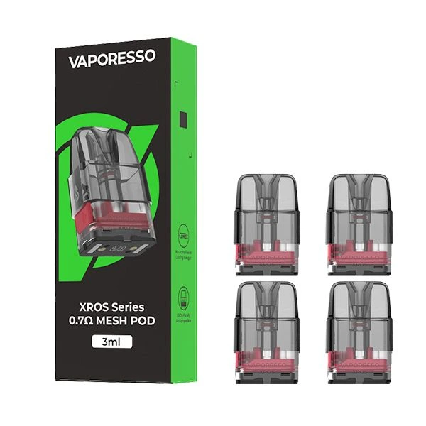 VAPORESSO 3ML XROS 0.7 MESH POD 4PCS/PK