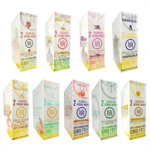 HIGH HEMP ORGANIC WRAPS 25CT BOX