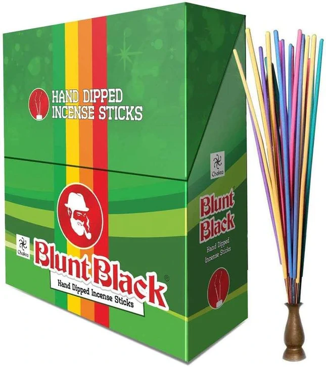 BLUNT BLACK INCENSE STICKS 11 INCH 12CT BOX