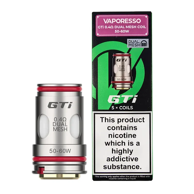 VAPORESSO GTI 0.4 DUAL MESH COIL 5PCS/PK
