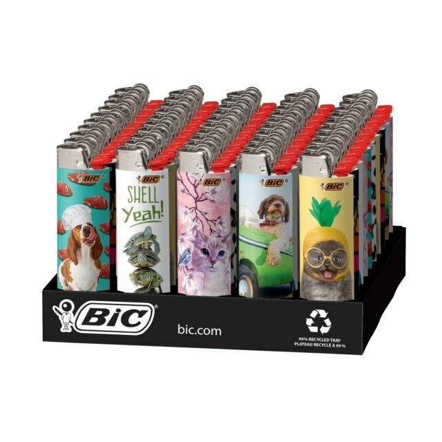 BIC LIGHTERS LCTWT1PP PSYCHEDELIC PATTERNS BIG SIZE 50CT