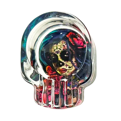 STASH IT SINGLE SKULL ASHTRAY 1CT