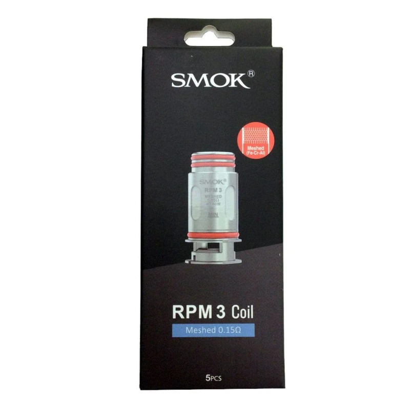 SMOK RPM 3 MESHED MTL 0.23 OHM 5PCS/PK