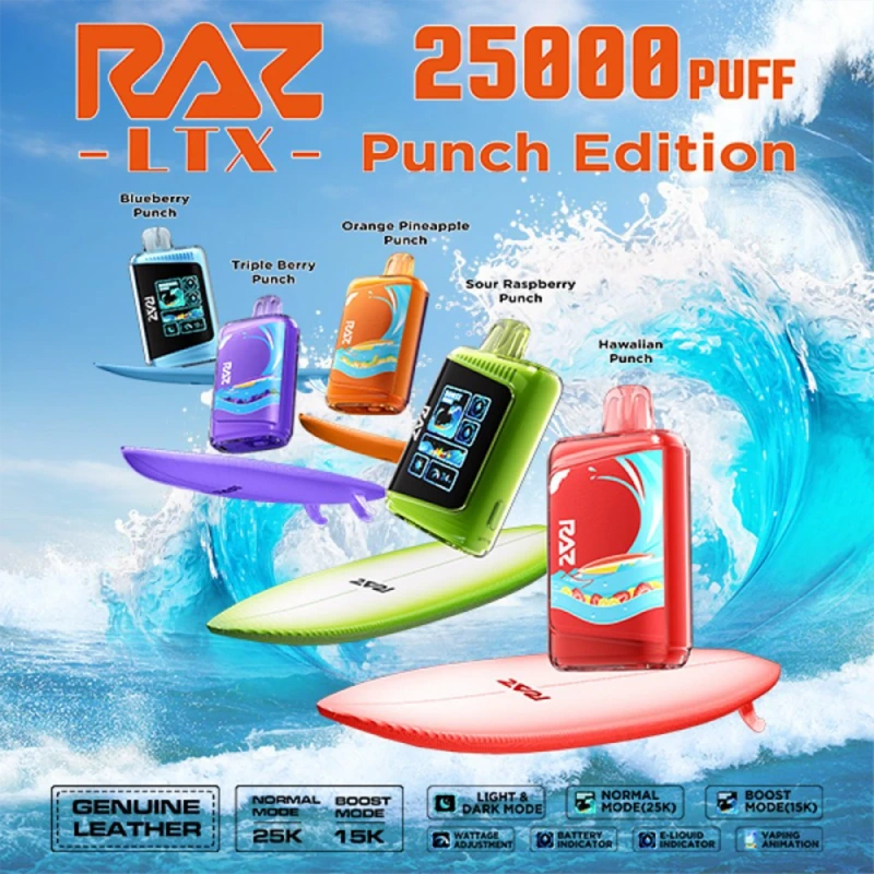 RAZ LTX 16ML 25K PUNCH EDITION DISPOSABLE-5CT