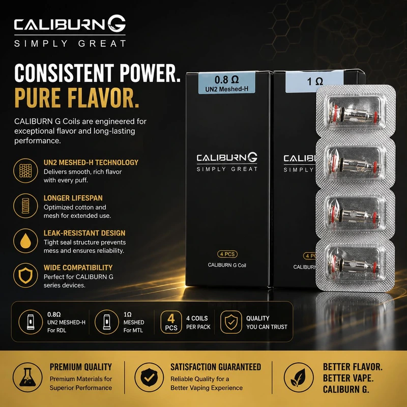 UWELL CALIBURN 0.8 COIL 4PCS/PK