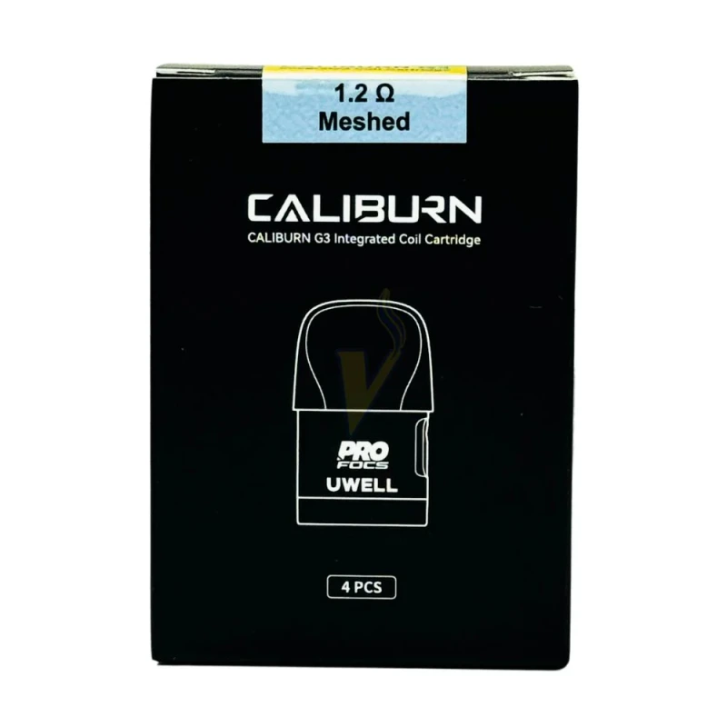 UWELL CALIBURN G3 REFILLABLE POD 0.9 MESHED 4PCS/PK