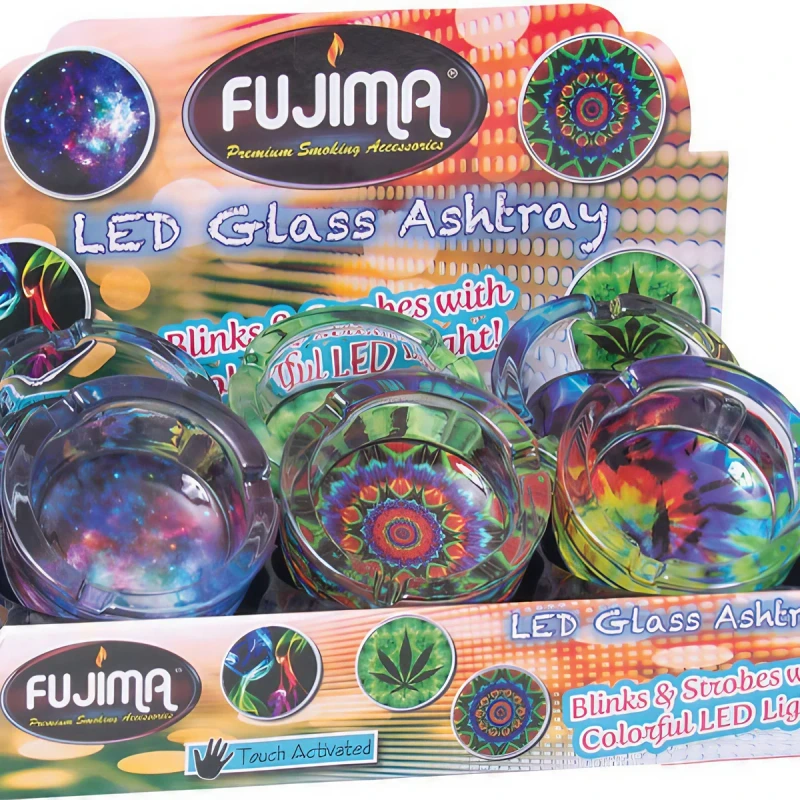 FUJIMA GLASS ASHTRAY GA53 CIGAR PUNS 6CT