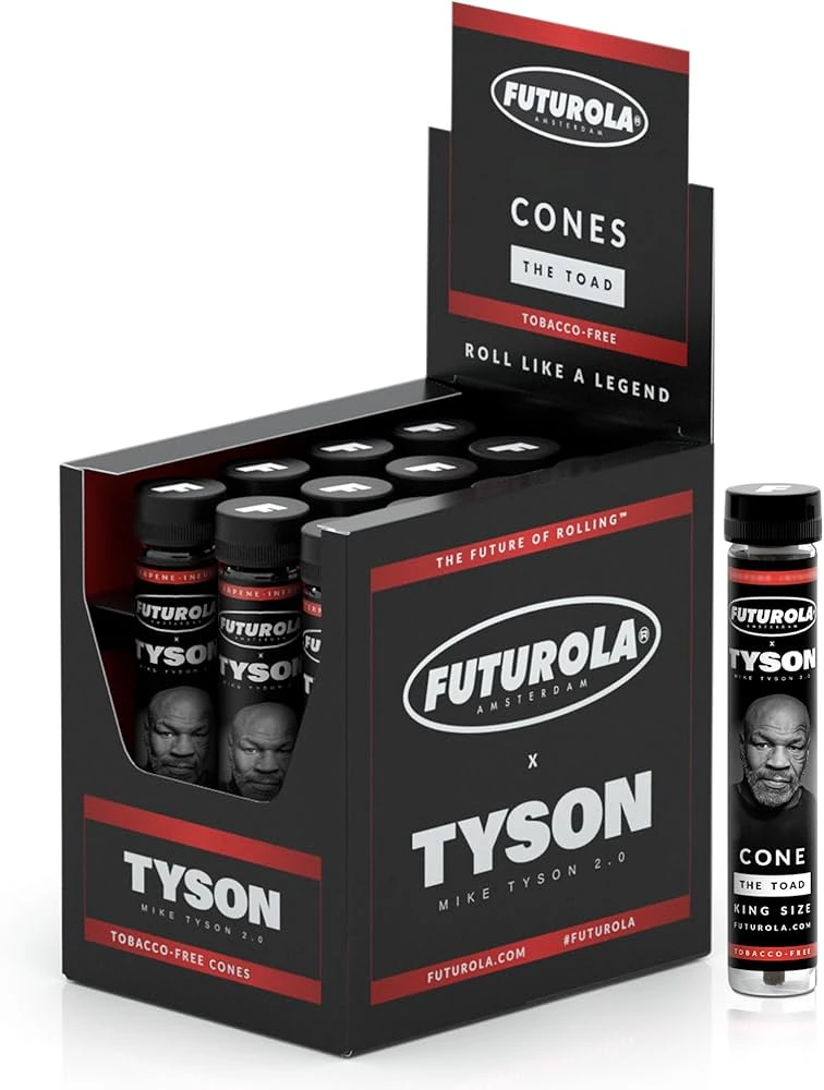 FUTUROLA X TYSON TOAD EDITION BLUNT CONES DISPLAY OF 12