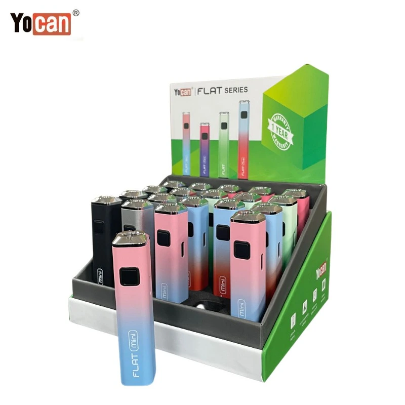 YOCAN FLAT MINI 450mAH PEN BATTERY 20CT DISPLAY
