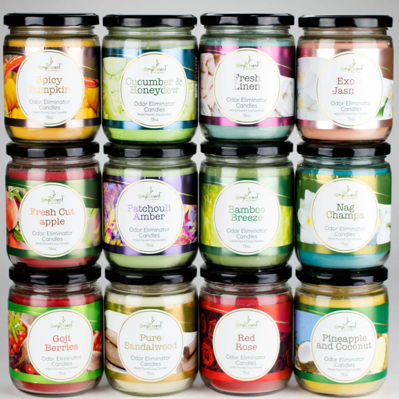 AMPLISCENT ODOR ELIMINATOR CANDLE