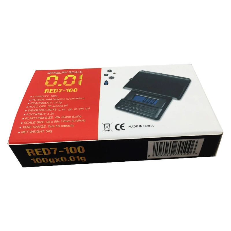JEWELRY SCALE RED 7-100 0.01G