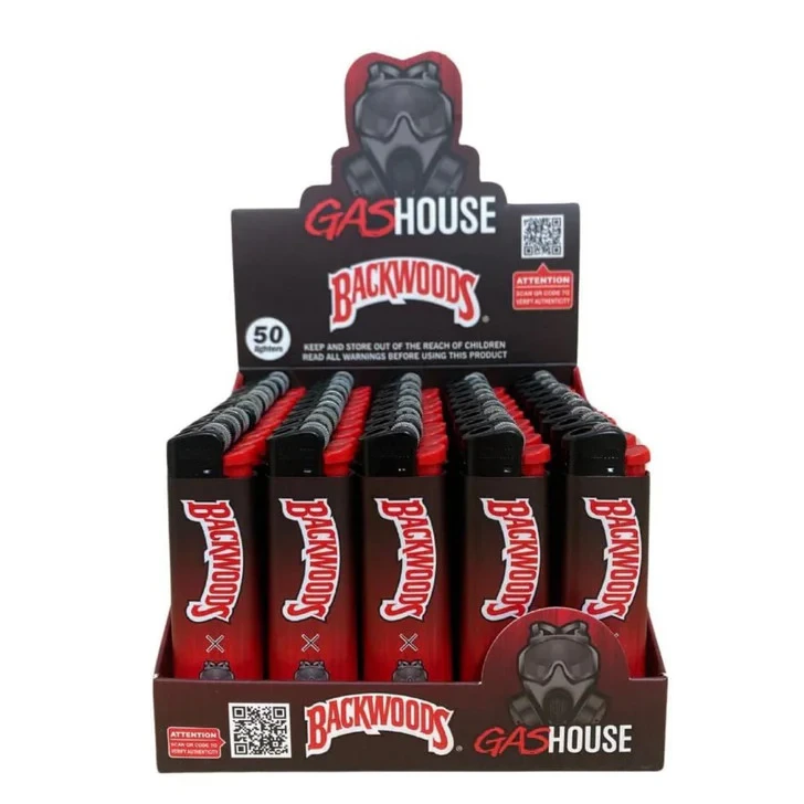 GAS HOUSE BACKWOODS LIGHTERS 50CT