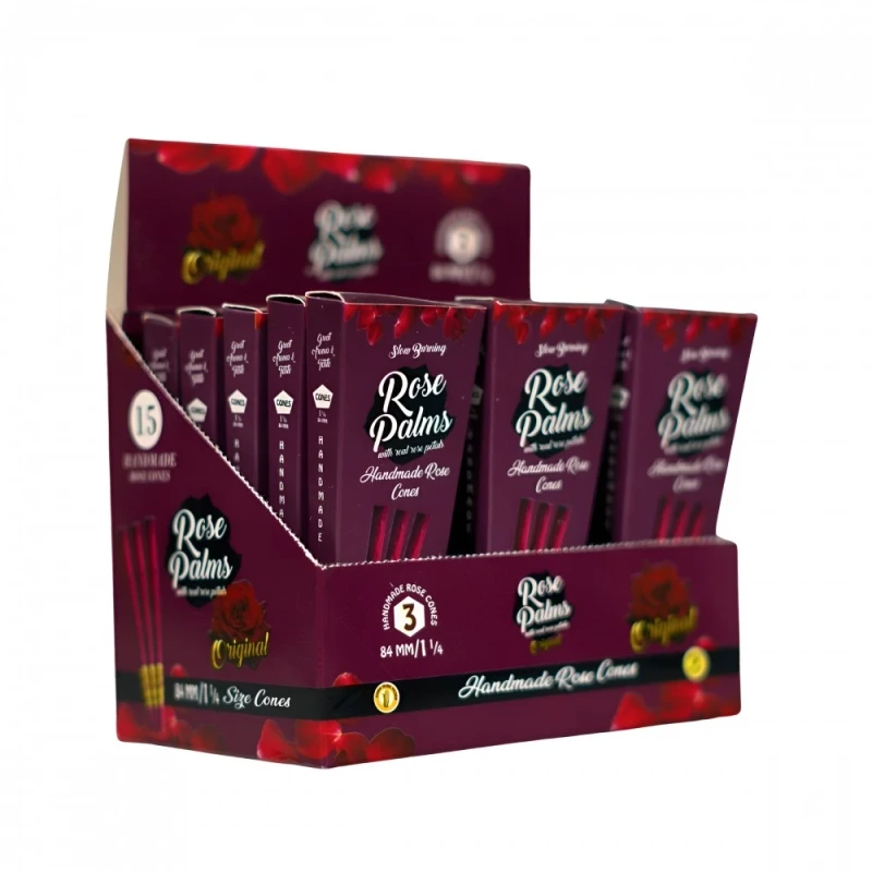 ROSE PALMS ROSE CONES KING 15CT BOX