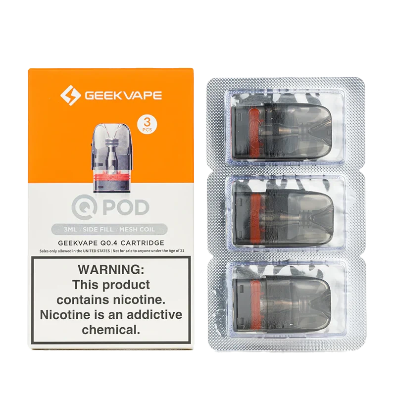 GEEKVAPE Q SIDE FILL POD 0.4OHM 2ML 3PCS/PK