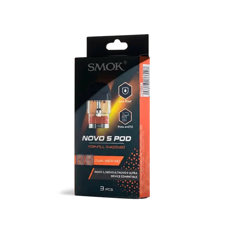 SMOK NOVO 5 POD 0.4/0.8 3PCS/PK