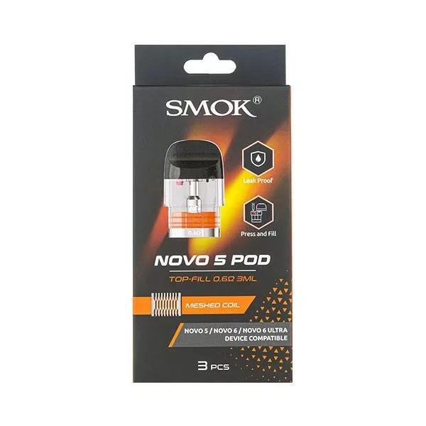 SMOK NOVO 5 POD 0.6 3ML 3PCS/PK