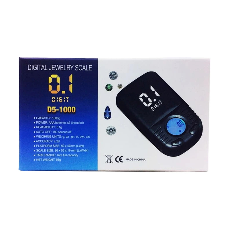 JEWELRY SCALE BLUE 5-1000 0.1G