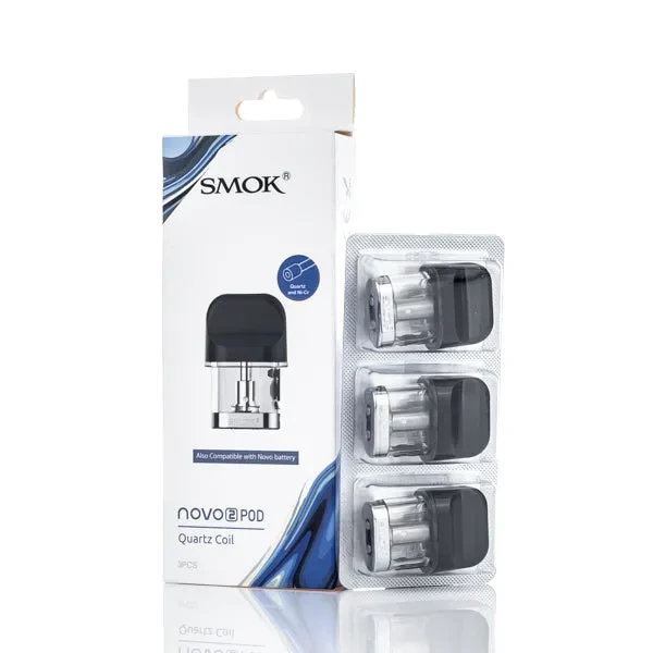 SMOK NOVO 2 CLEAR MESHED 0.9 OHM POD DC 1.4ML 3PCS/PK