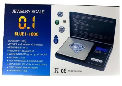 JEWELRY SCALE BLUE 1-1000 0.1G