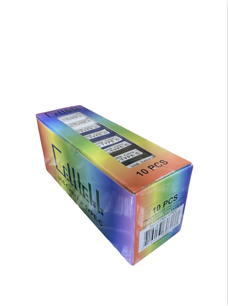 CELLTEKK SQUARE REFILL (CTKK-RK01-CIPC-10)USB-C CABLE TO IPH 3.5F 10CT BOX