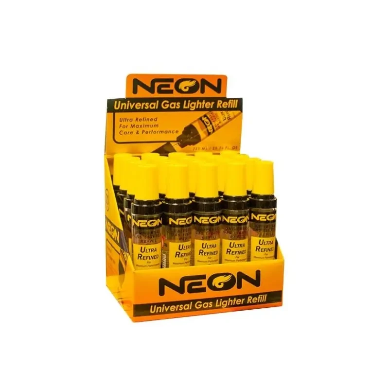 NEON GAS LIGHTER MINI 18ML 20CT