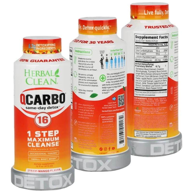 QCARBO 16OZ DETOX