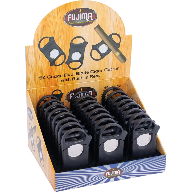 FUJIMA CIGAR CUTTER DOUBLE BLADE (CUT24) 54CT BOX