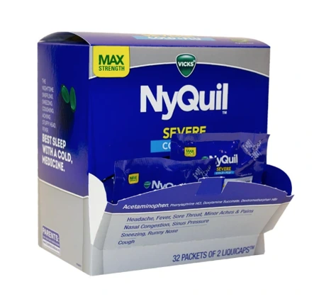 NYQUIL SEVERE COLD & FLU 32PK BOX