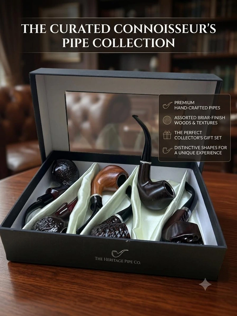 PIPE WOODEN KIT 6CT BOX