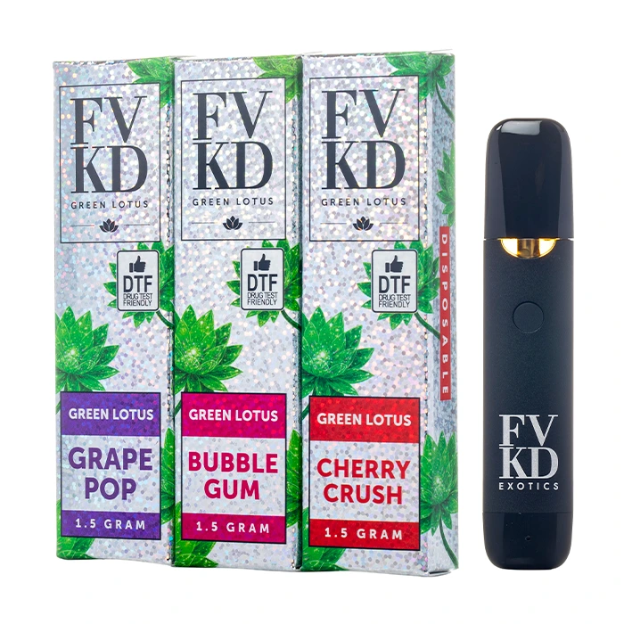 FVKD 1.5G GREEN LOTUS DISPOSABLE 5CT