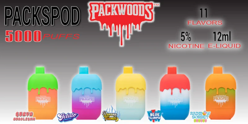 PACKWOODS PACK 12ML 5K POD-5CT