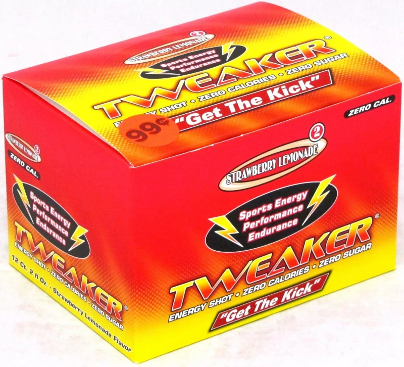 TWEAKER ENERGY SHOT STRAWBERRY LEMONADE 2FL.OZ 12CT