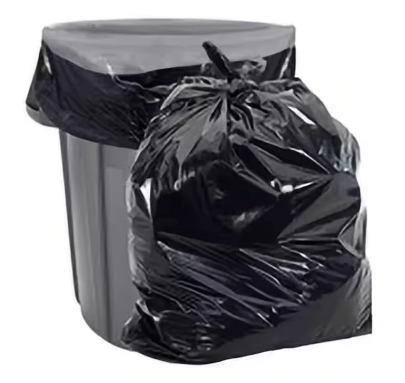 BLACK TRASH 1/8 BAG 800CT(10X5X18)