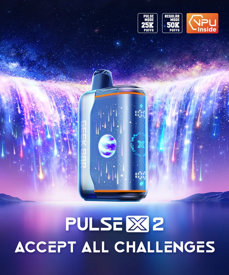 GEEK BAR PULSE X 2 18ML 25K DISPOSABLE-5CT