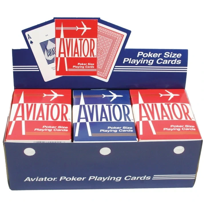 AVIATOR POKER PLAYING CARDS 12CT