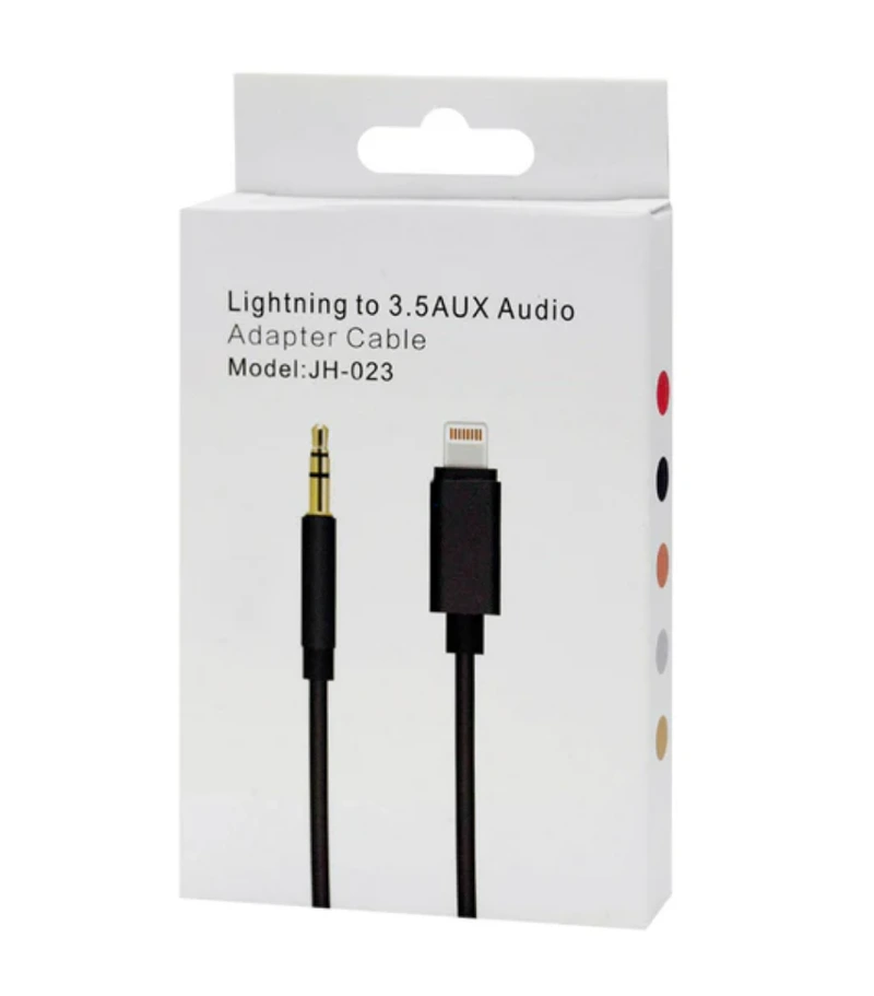 LIGHTNING TO 3.5 AUX AUDIO ADAPTER CABLE