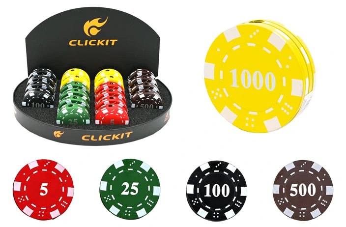 CLICKIT REVOLVER TORCH LIGHTER 20CT DISPLAY