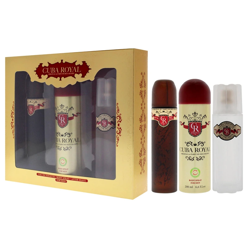 CUBA 3PCS SET ROYAL FOR MEN BOX