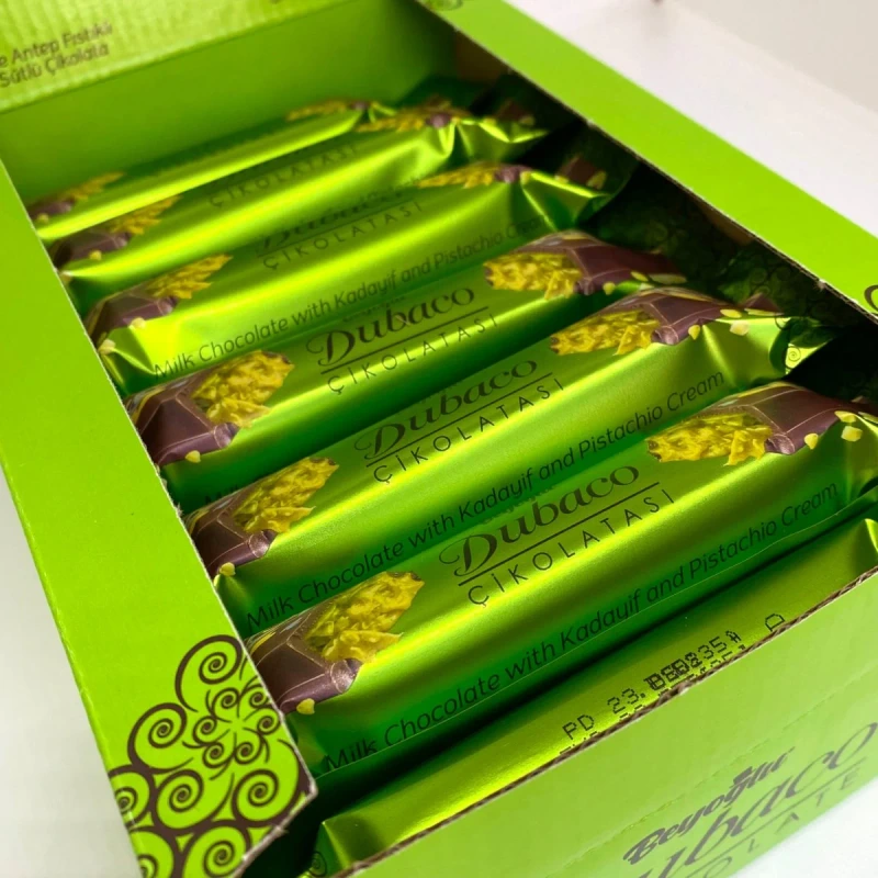 BEYOGLU DUO GOFRET CRISPY KADAYF AND PISTACHIO CREAM WAFER 35G 12CT BOX