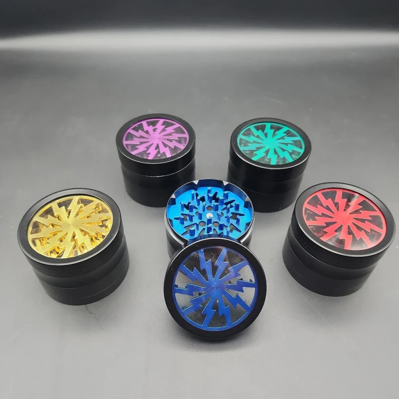 LARGE GRINDERS SPINNABLE LEAF STICKER MG-065 6CT