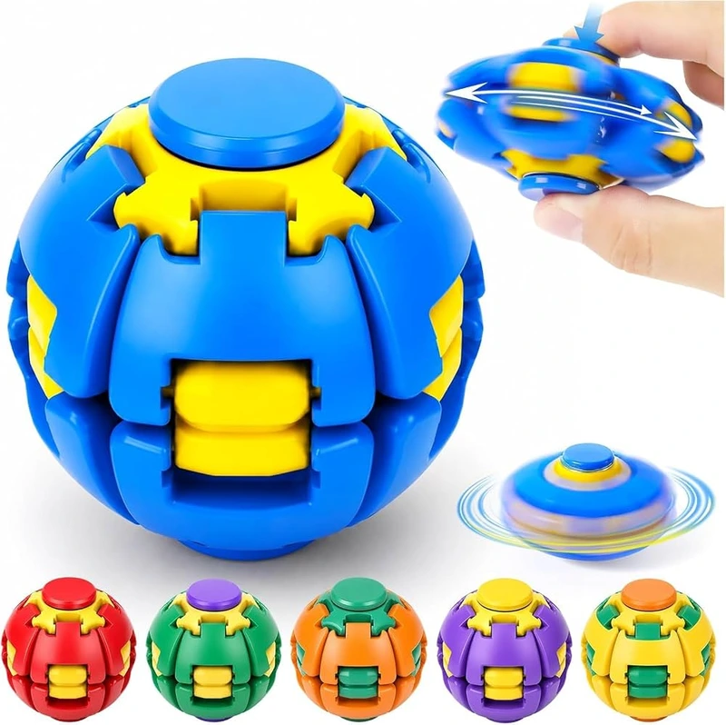 SPIN FIDGET SPINNER HELIX CORE STRESS BALL 12CT