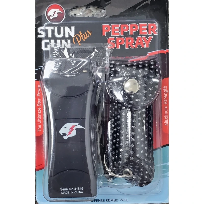 STUN GUN PLUS PEPPER SPRAY