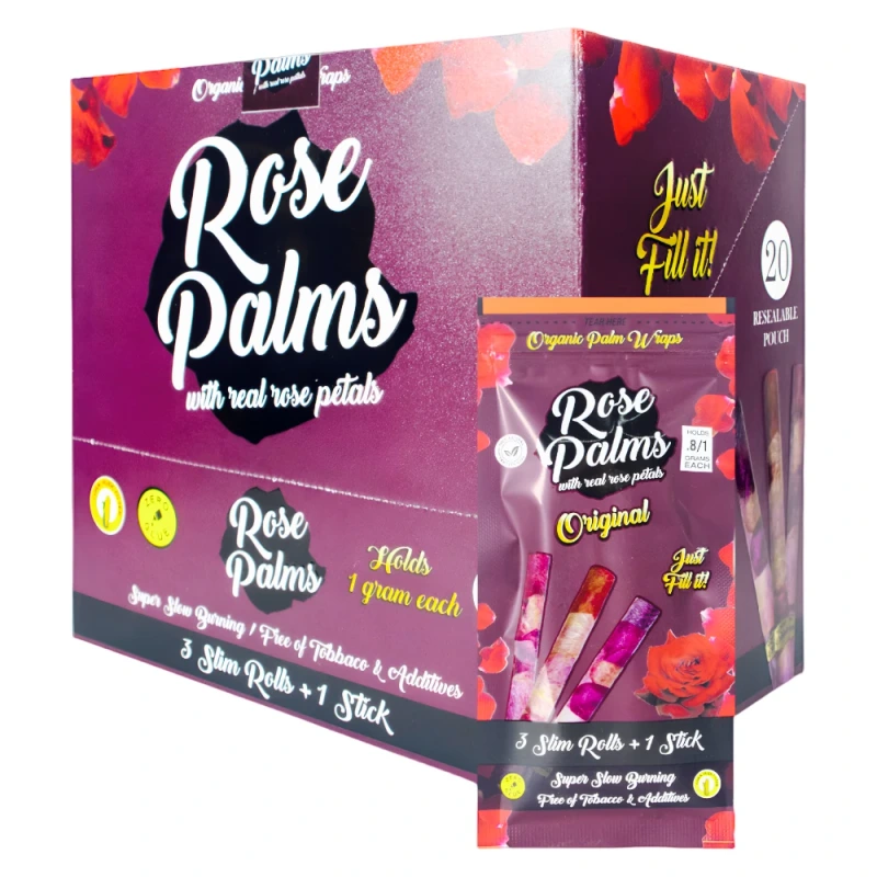 ROSE PALMS SLIM SIZE 20CT BOX
