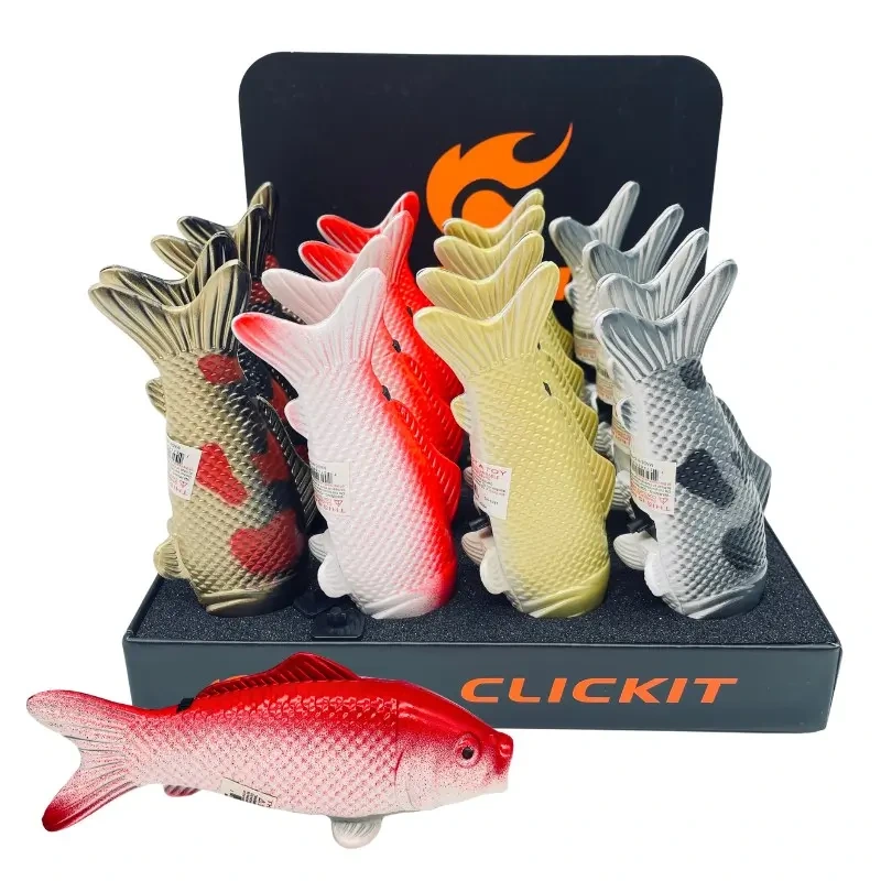 CLICKIT KOI FISH TORCH W/LED GH-9281 16CT
