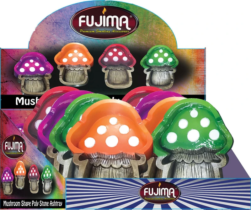 FUJIMA ASHTRAY LTC21 RED MUSHROOM COVER