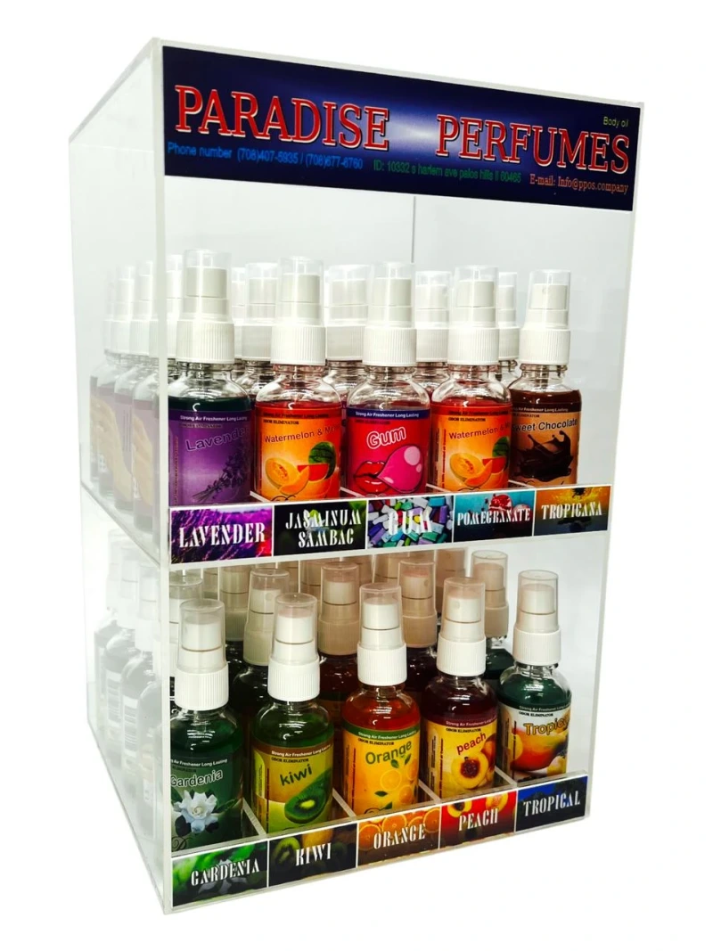 PARADISE PERFUME 2 FLOOR 50CT DISPLAY