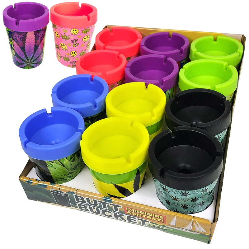 BUTT BUCKET ASHTRAY LUMINOUS 12CT